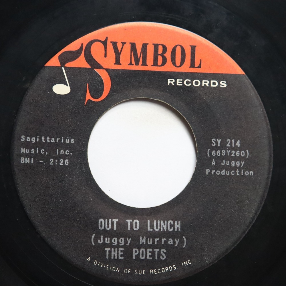 THE POETS - OUT‎ TO LUNCH / SHE BLEW A GOOD THING - SOUL 45